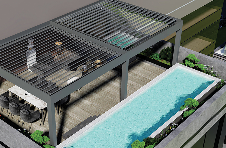 ROYAL SKY Biyoklimatik Pergola